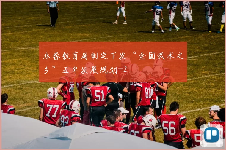 永春教育局制定下发“全国武术之乡”五年发展规划